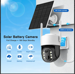 Cámara de Seguridad inalámbrica, Panel Solar, detección de Movimiento.