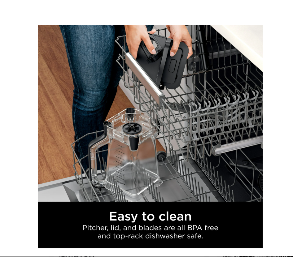 Licuadora Ninja Grand, 1,9 lts, procesador de alimentos, vaso 500 ml.