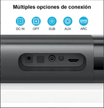 Barra de sonido con subwoofer, Bluetooth Home Theater, 120W (USADO)