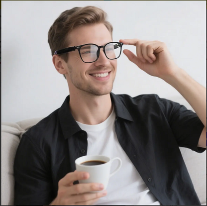 Lentes Inteligentes, F-16 Bluetooth 5.4, Audio Open Ear, Llamadas y Fitface.