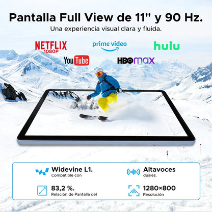 Tablet Aorlym P11 11'' Android 16 128GB 48GB RAM