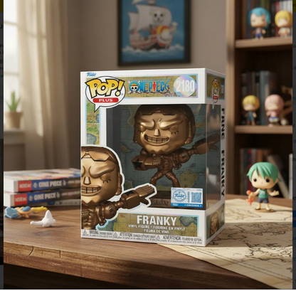 Funko Pop Franky 2180, Exclusivo Bronce, One Piece.