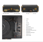 Tocadiscos de maletín con Bocinas, para Discos de vinilo, Udreamer.