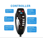 Masajeador de espalda, calor y frío, 6 motores vibratorios y 2 ventiladores.