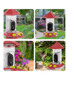 Comedero inteligente para colibríes, con cámara, (USADO).