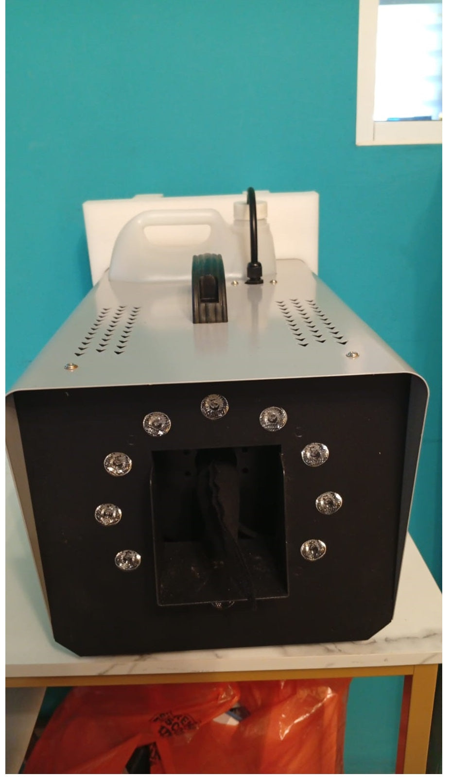 Máquina De Nieve Con 12 Luces Led, Tcfundy, Copos (USADA).