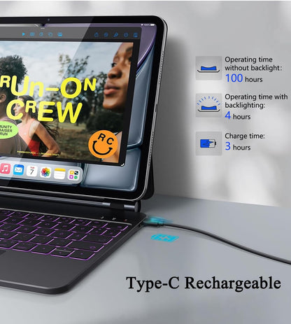 Funda Con Teclado ESR Para iPad Air 11 M3 Magnética Caja Abierta