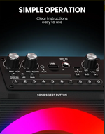 Máquina De Karaoke Con 1 Micrófono Inalámbrico K9-M