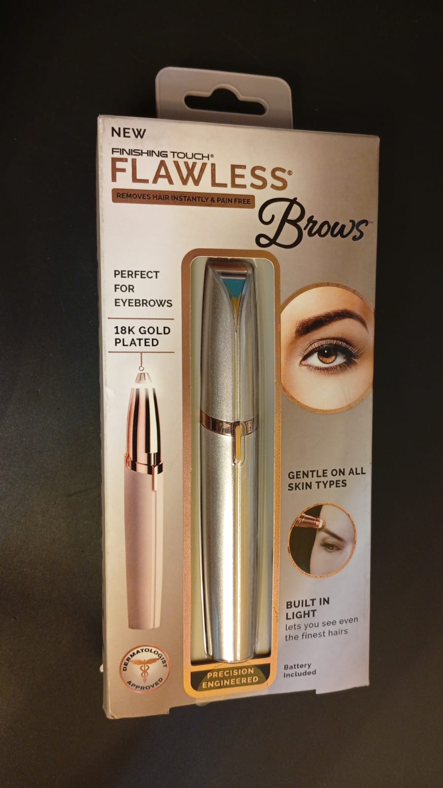 Depiladora de Cejas, Finishing Touch, de Batería, Flawless Brows.