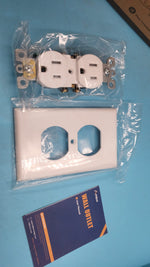 Contacto Eléctrico Amico 15A NEMA 5-15R 125V Dúplex, Paquete 30