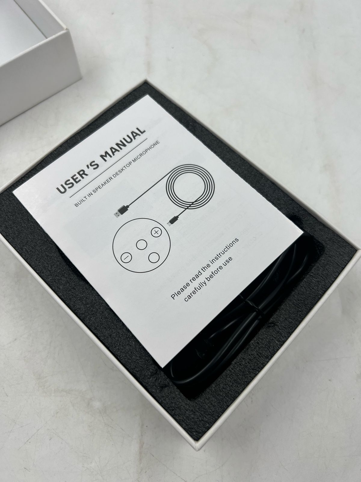 Microfono para Podcast de conferencia portatil