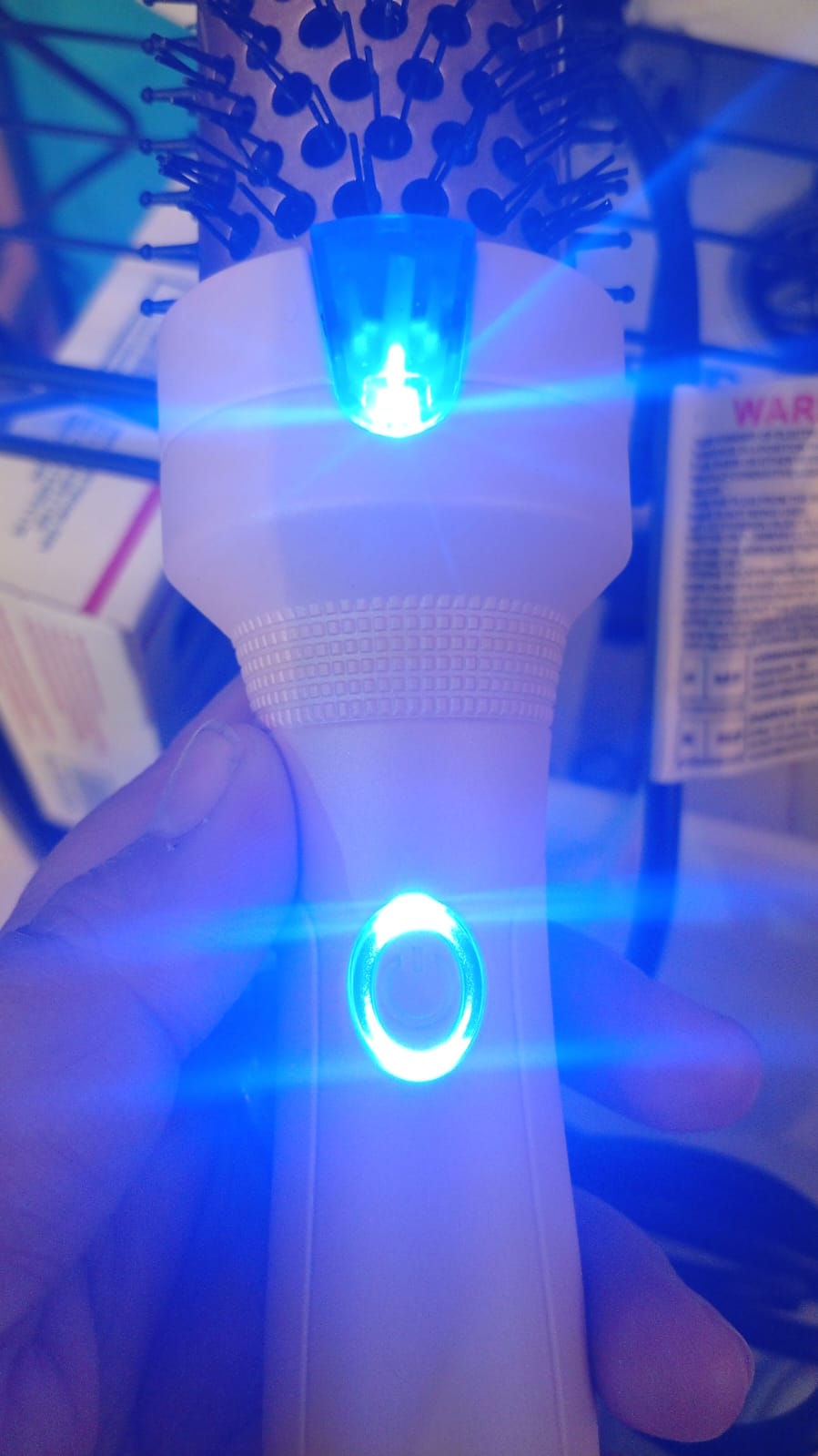 Rizador de pelo, iónico de turmalina, 38mm, rizos sueltos y volumen.