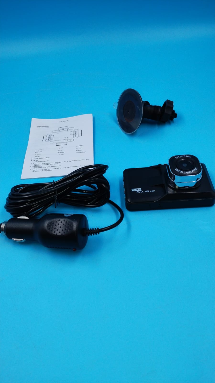 Mini Dash Cam de 3" FHD 1080P Cámara trasera DVR (USADO)