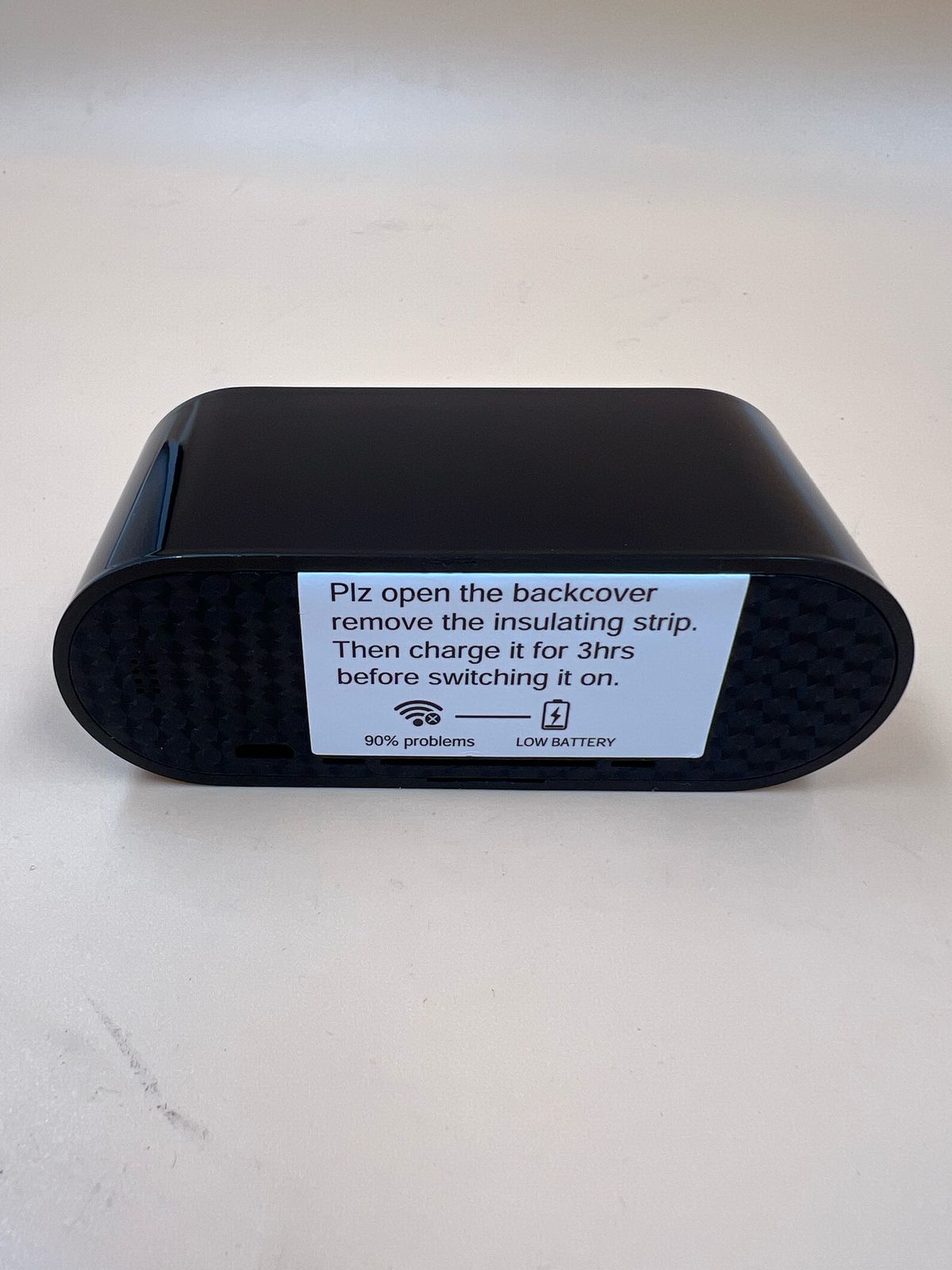 Reloj despertador WiFi HD con grabación (USADO)