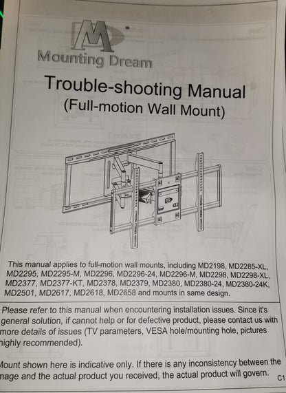 Soporte De Pared Para TV 42 A 84 Pulgadas Mounting Dream