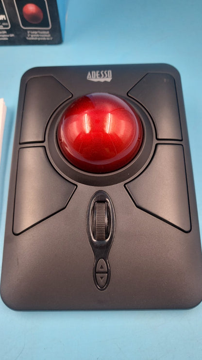 Mouse Inalámbrico Ergonómico Trackball Adesso iMouse T50