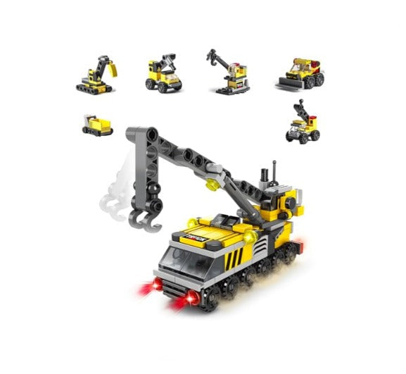 Bloques de construcción 4 vehiculos variados City Truck