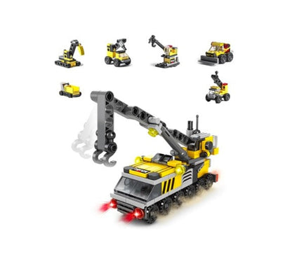 Bloques de construcción 4 vehiculos variados City Truck