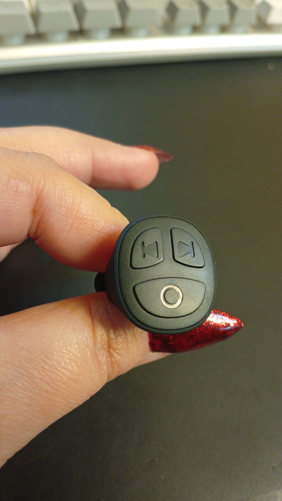 Anillo de desplazamiento para TikTok, control remoto de cámara Bluetooth.