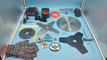 Wacker eléctrico 4 en 1 con ruedas, 20000 RPM inalámbrico (USADO)