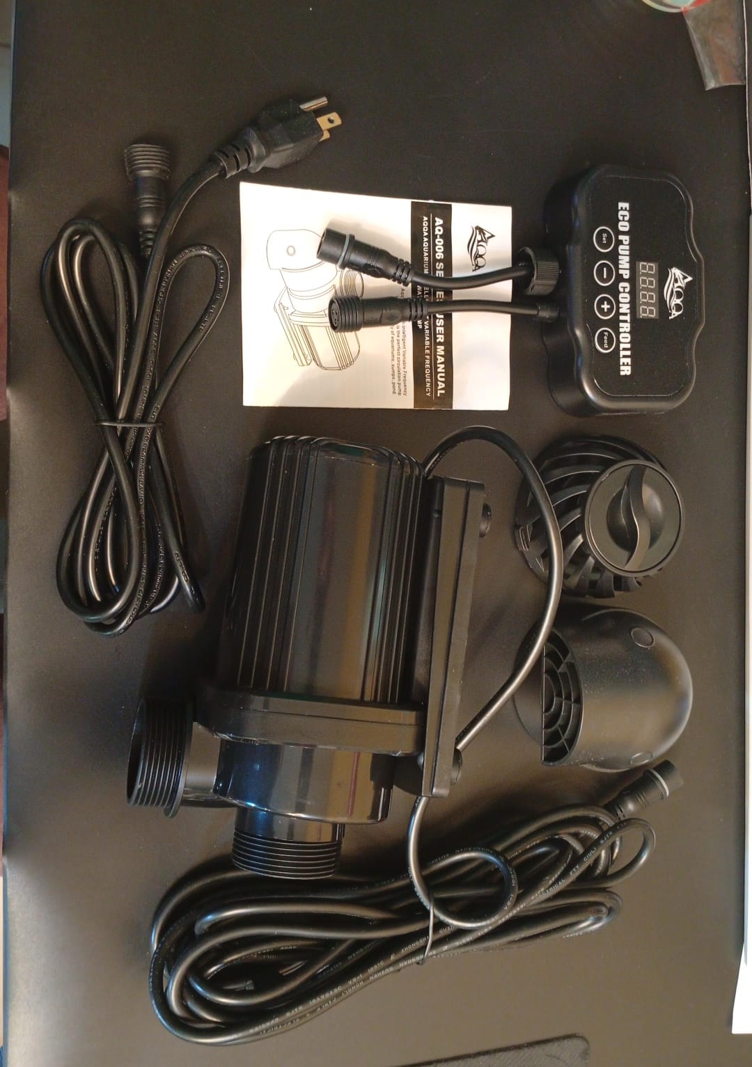 Bomba de agua controlable para acuario, AQQA, ajustable sumergible.