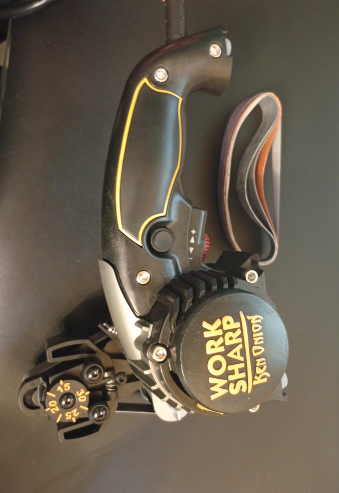 Sistema de afilado de cuchillos, ajustable, Work Sharp Ken Onion.