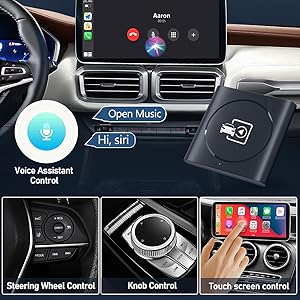 Adaptador Carplay inalámbrico, para modelos de auto 2016 a 2025.