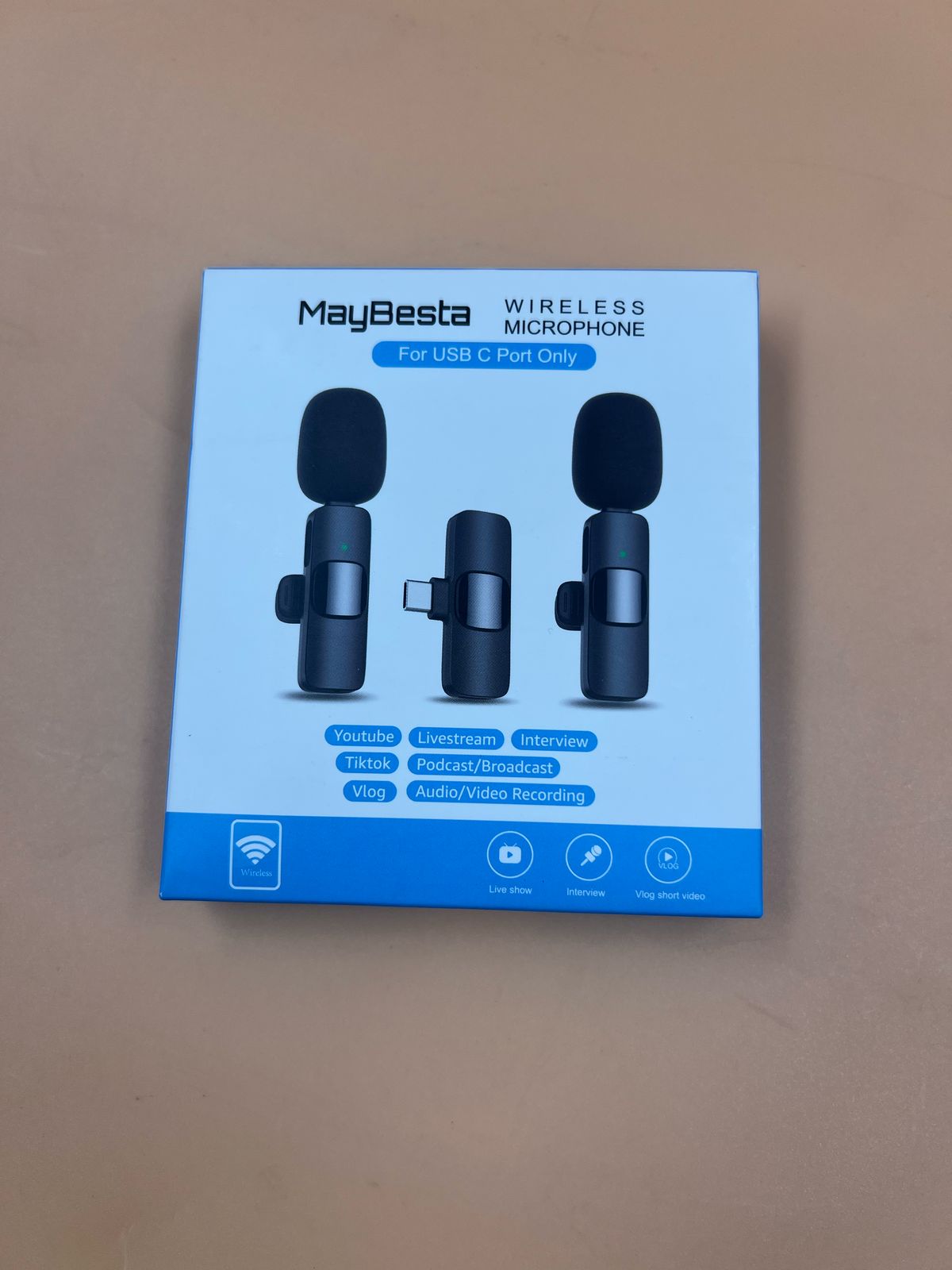 Mini microfono inalambrico Maybesta Type-C