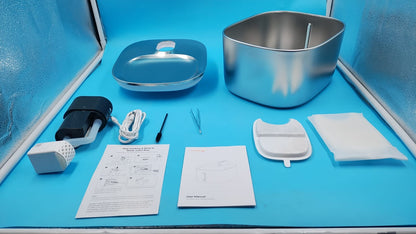 Fuente de agua Feelneedy inalámbrica para gatos, acero inoxidable