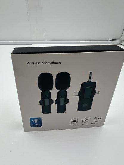 Micrófono inalámbrico iPhone, Android y cámara