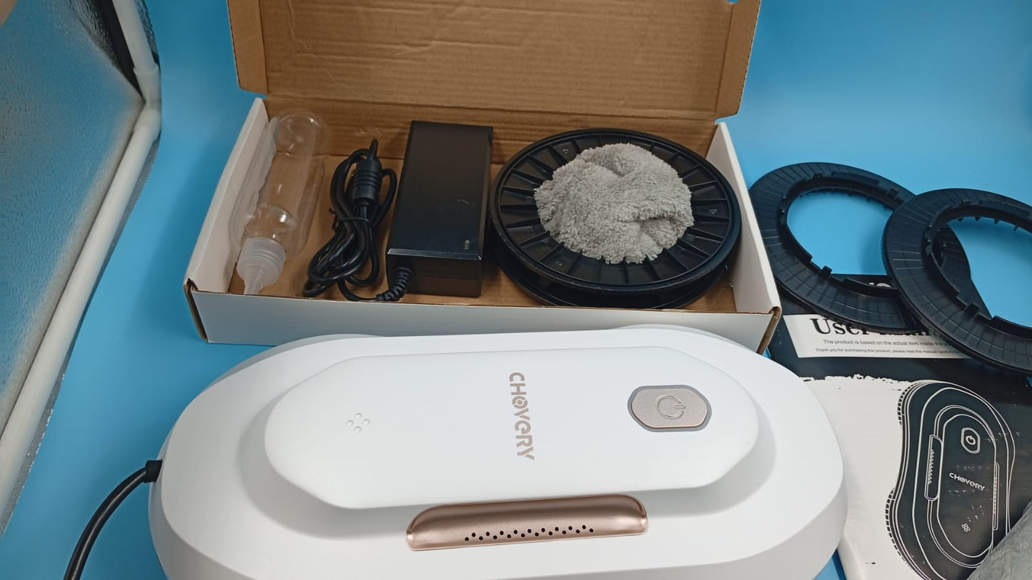 Robot limpiador de ventanas con doble pulverización de agua.(USADO)