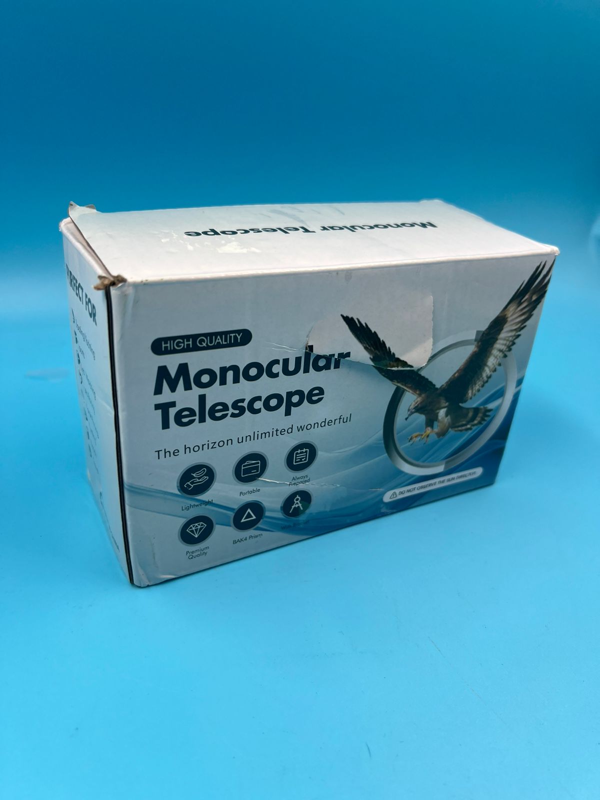 Monocular Compacto portátil de Alta Potencia y definición 80x100
