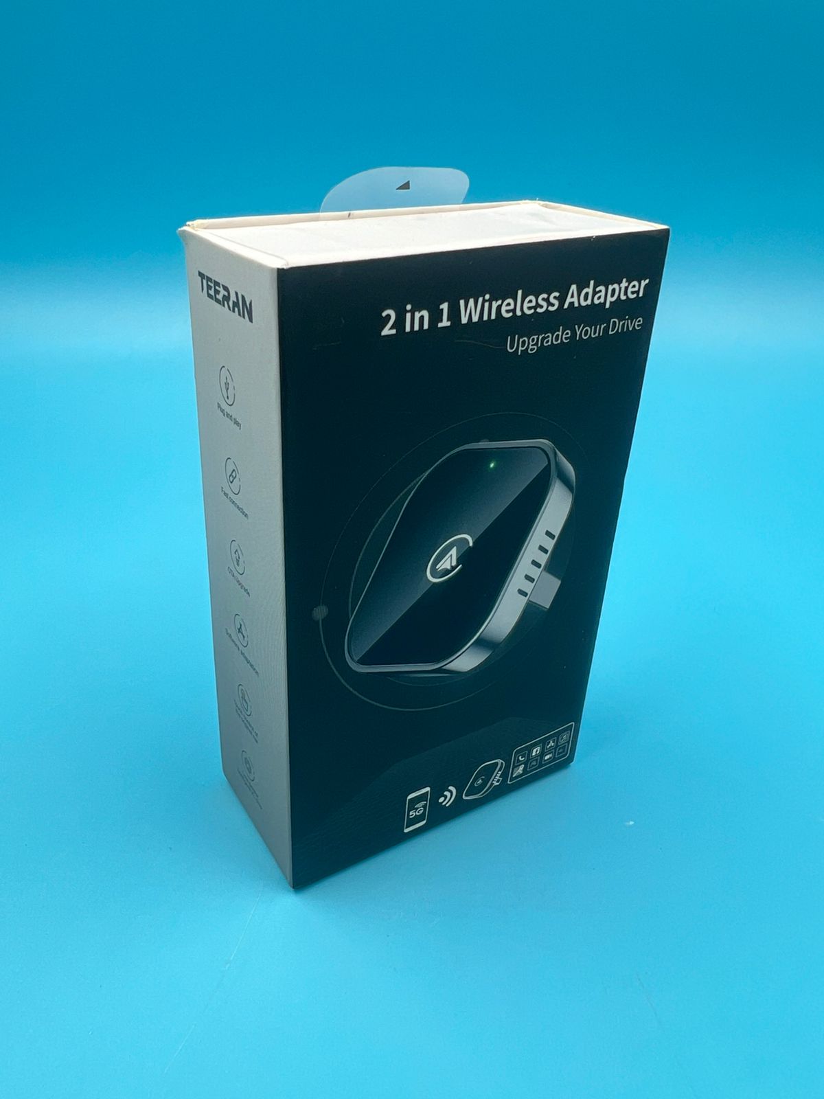 Teeran Adaptador inalámbrico CarPlay y Android Auto