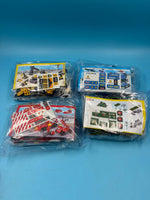 Bloques de construcción 4 vehiculos variados City Truck