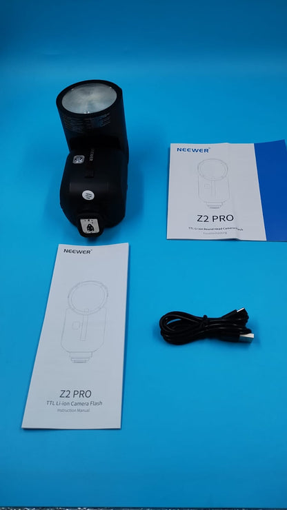 Flash TTL Neewer Z2Pro-C Cabeza Redonda Canon HSS 76W SIN BASE