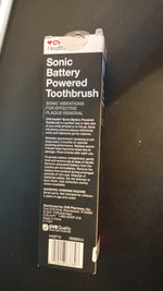 Cepillo de dientes sónico, a batería, CVS Health. (NEGRO).