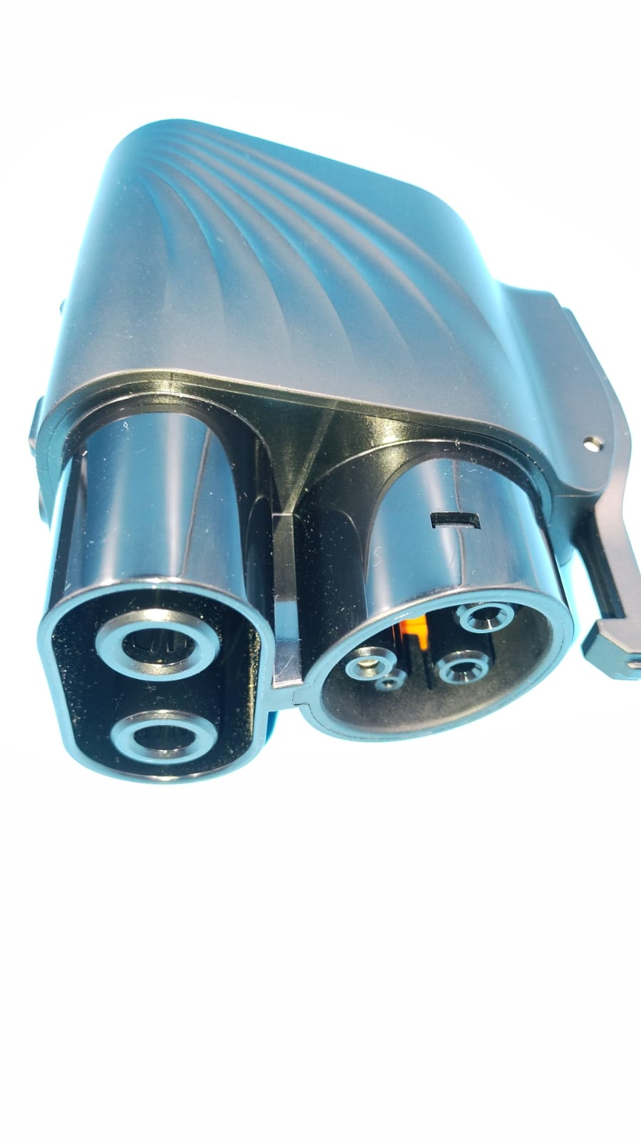 Adaptador de carga rápida para vehículos eléctricos, NACS a CCS1.