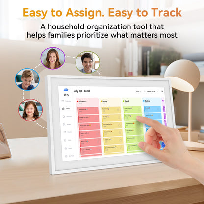 Calendario Digital Inteligente 15.6” Touch WiFi Familiar