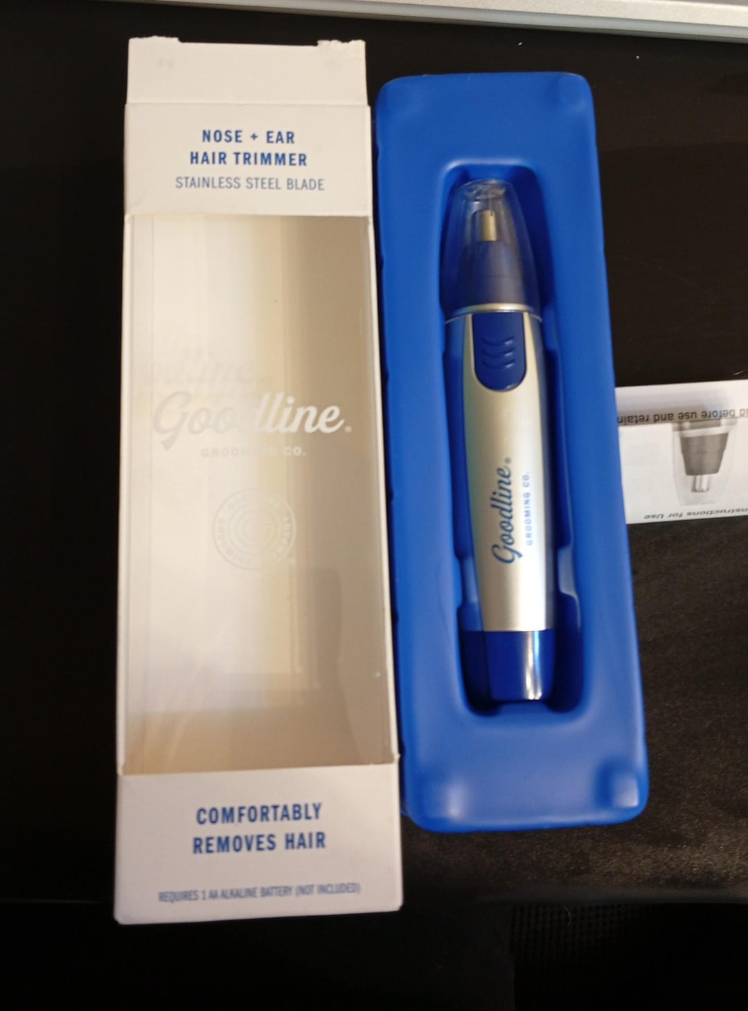 Recortador de pelo Goodline Grooming, orejas y nariz, (DETALLE).