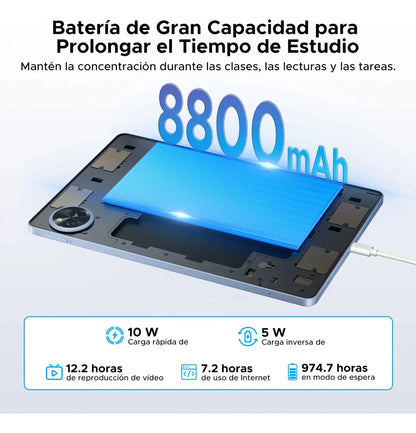 Tablet Aorlym P11 11'' Android 16 128GB 48GB RAM