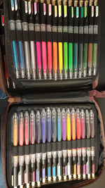 Bolígrafos de gel retráctiles, ZSCM de 100 colores, punta fina 0.039 in.