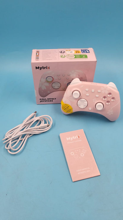 Control Gamer Switch Mytrix Bluetooth RGB Turbo Rosa