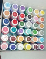 Juego de pintura acrílica Shuttle Art de 36 colores, 60 ml 12 pinceles