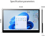 Monitor portátil Tanxjia HX156UT, 15.6", visualización táctil OLED 4K.