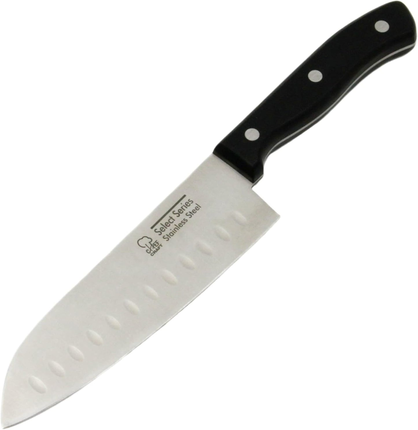 Chef Craft Select Santoku Cuchillo, hoja de 6 1/4 inch.