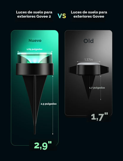 Luces de Suelo para Exteriores Govee H7053, Impermeable IP67
