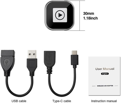 Adaptador inalámbrico CarPlay Android 2 en 1