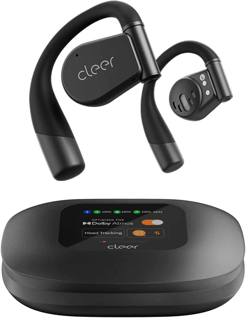 Auriculares de oído abiertos Cleer ARC 3 funda inteligente