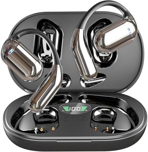 Auriculares Bluetooth 5.4 de Oído Abierto,Manos Libres Bluetooth.