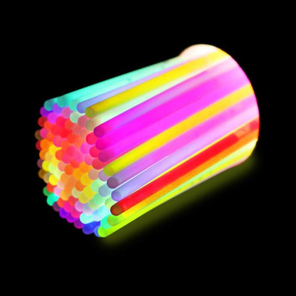 Glow Sticks Bulk 8" pulseras que Brillan en la Oscuridad, 400pcs.